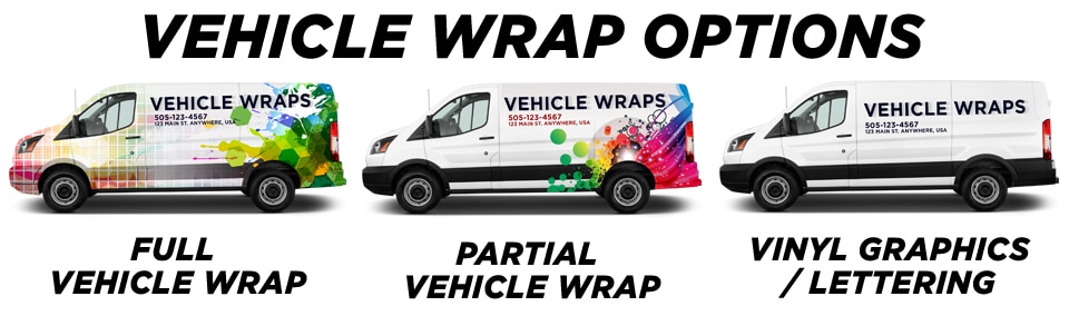 Blanks Vehicle Wraps vehicle wrap options