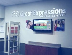 Greenwell Springs Electronic Message Centers indoor custom dental digital dimensional signage 300x228