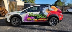 Greenwell Springs Vehicle Wraps Car wrap client 300x135